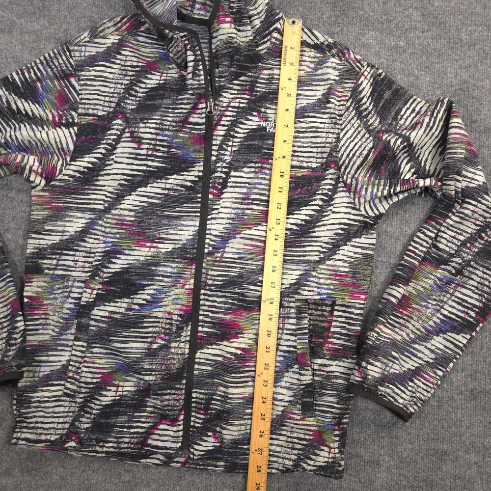 The North Face Easy Wind Full Zip Jacket Mens M Multicolor AOP WindWall Hooded